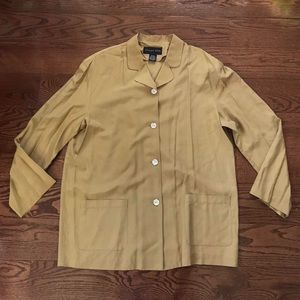 Cool Vintage Silk Button Down Shirt